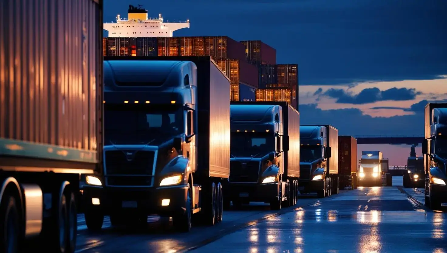 Air freight cargo being loaded onto plane